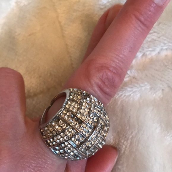 FINAL 💰 Set of 2 ALDO Rings Silver & Gold Size 8 - Picture 6 of 7